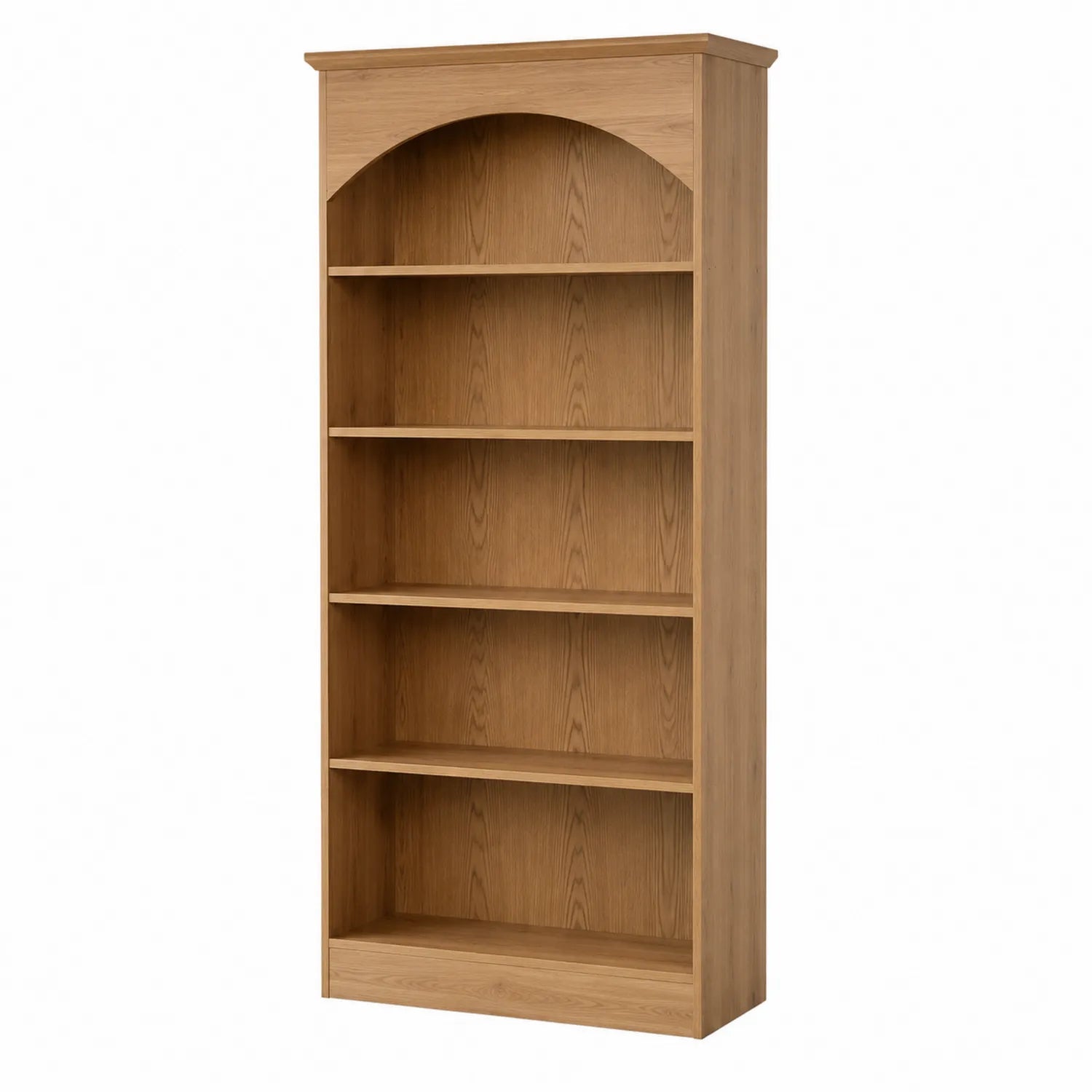Bücherregal Massivholz Eiche 5 Ebenen 180cm