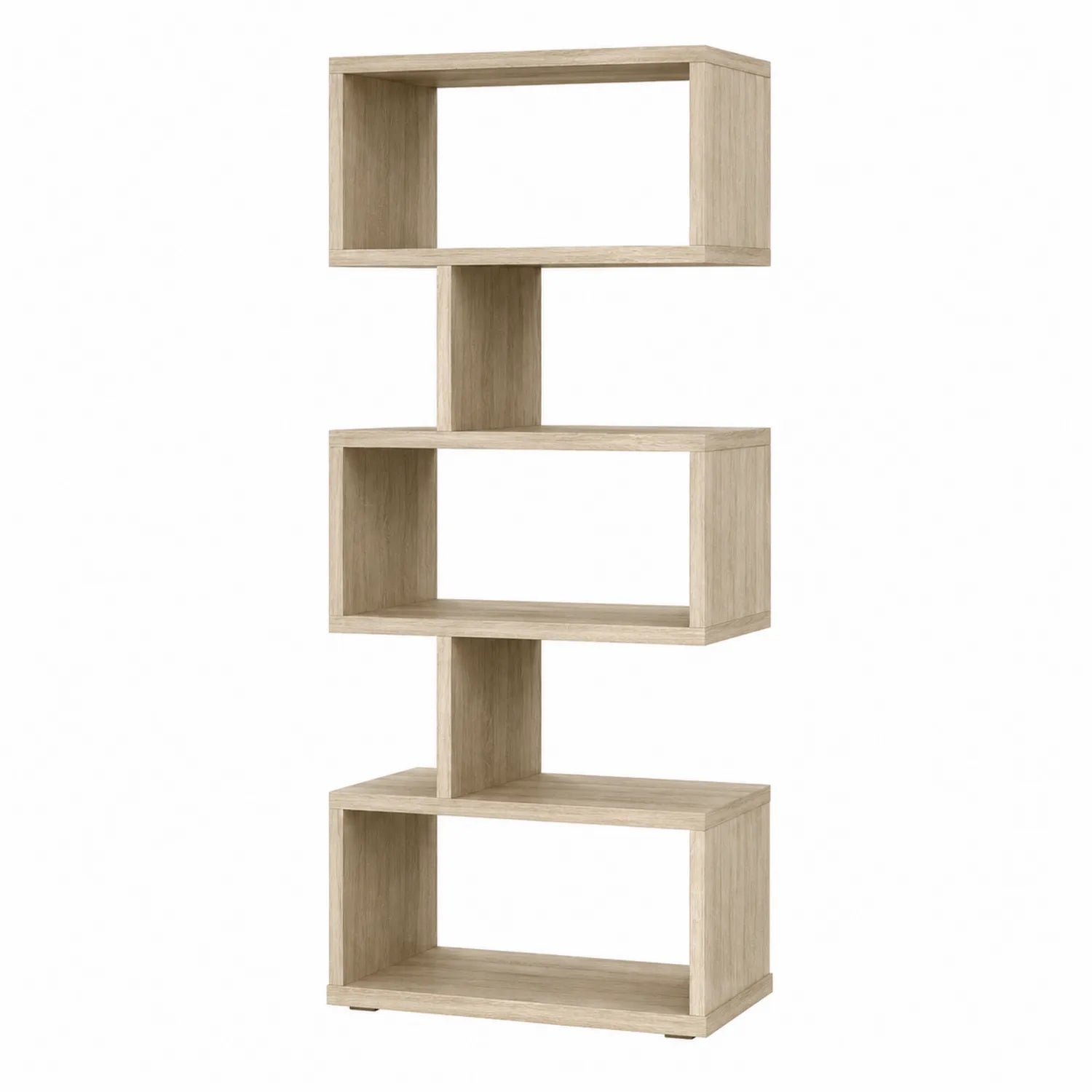 Regalsystem Holzoptik Eiche Hell 150x60x24cm
