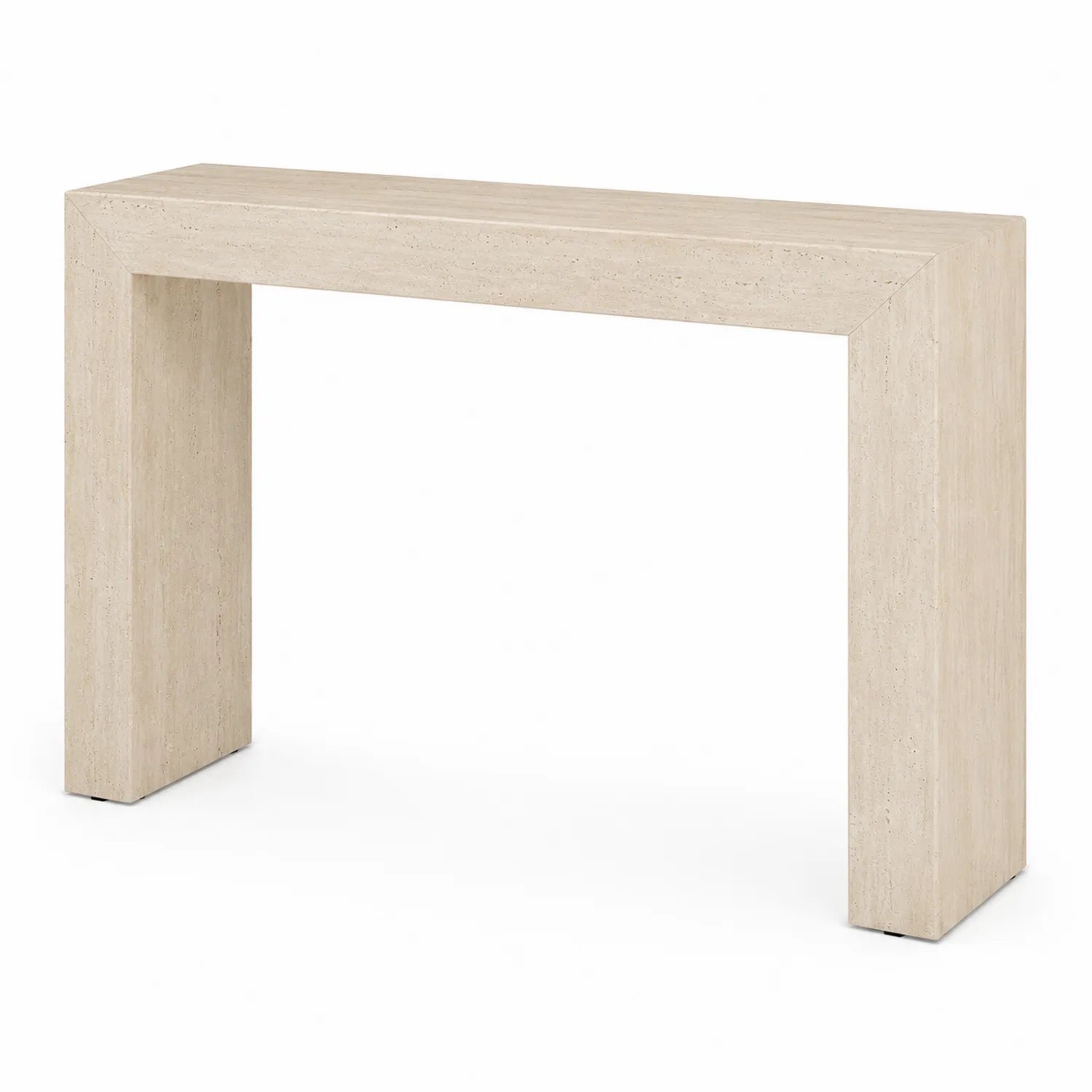 Konsolentisch Travertin Beige Rechteckig 120x40x80cm